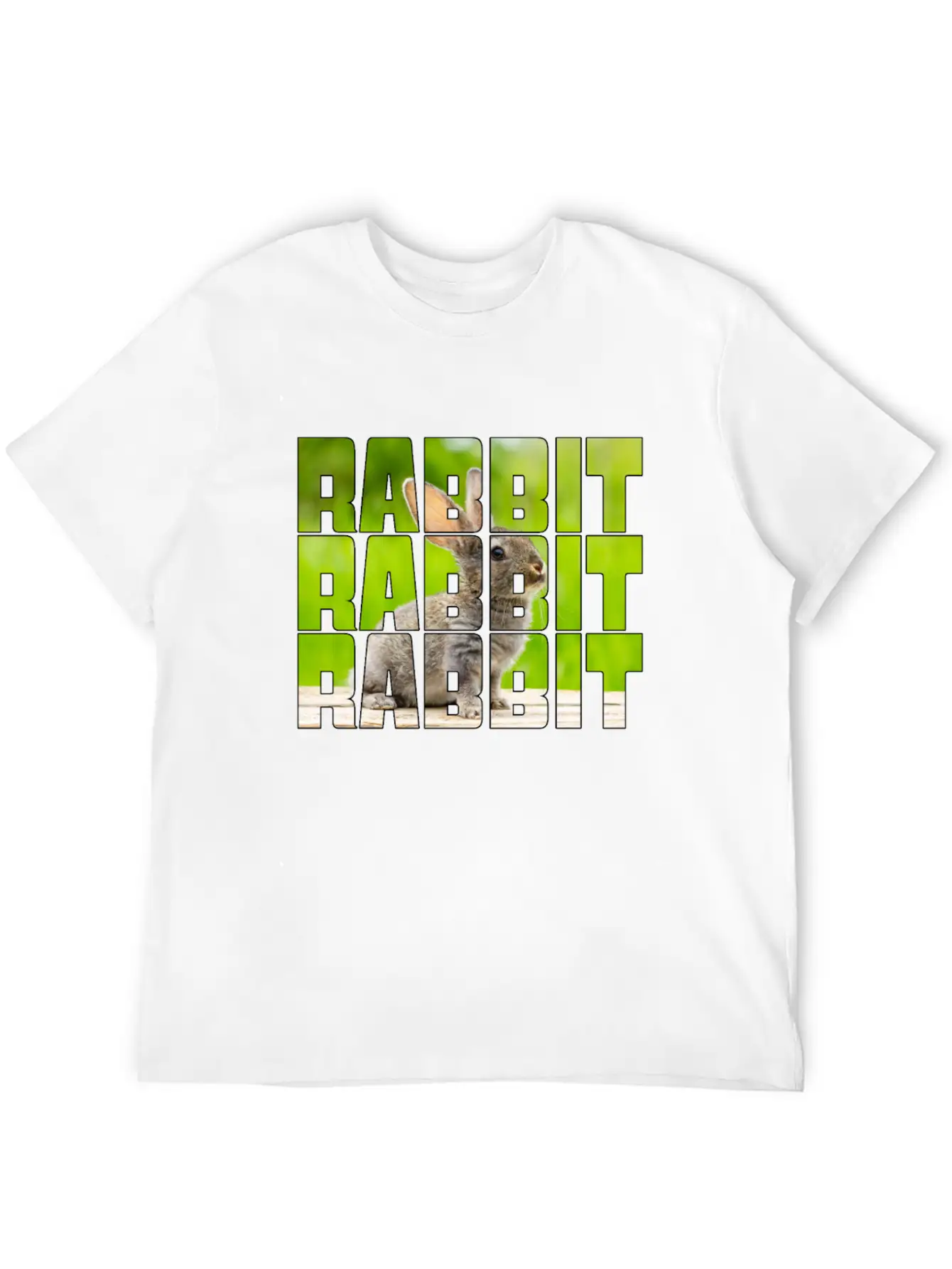 Rabbit Casual Graphic T-Shirt – Simple And Comfortable Daily Wear