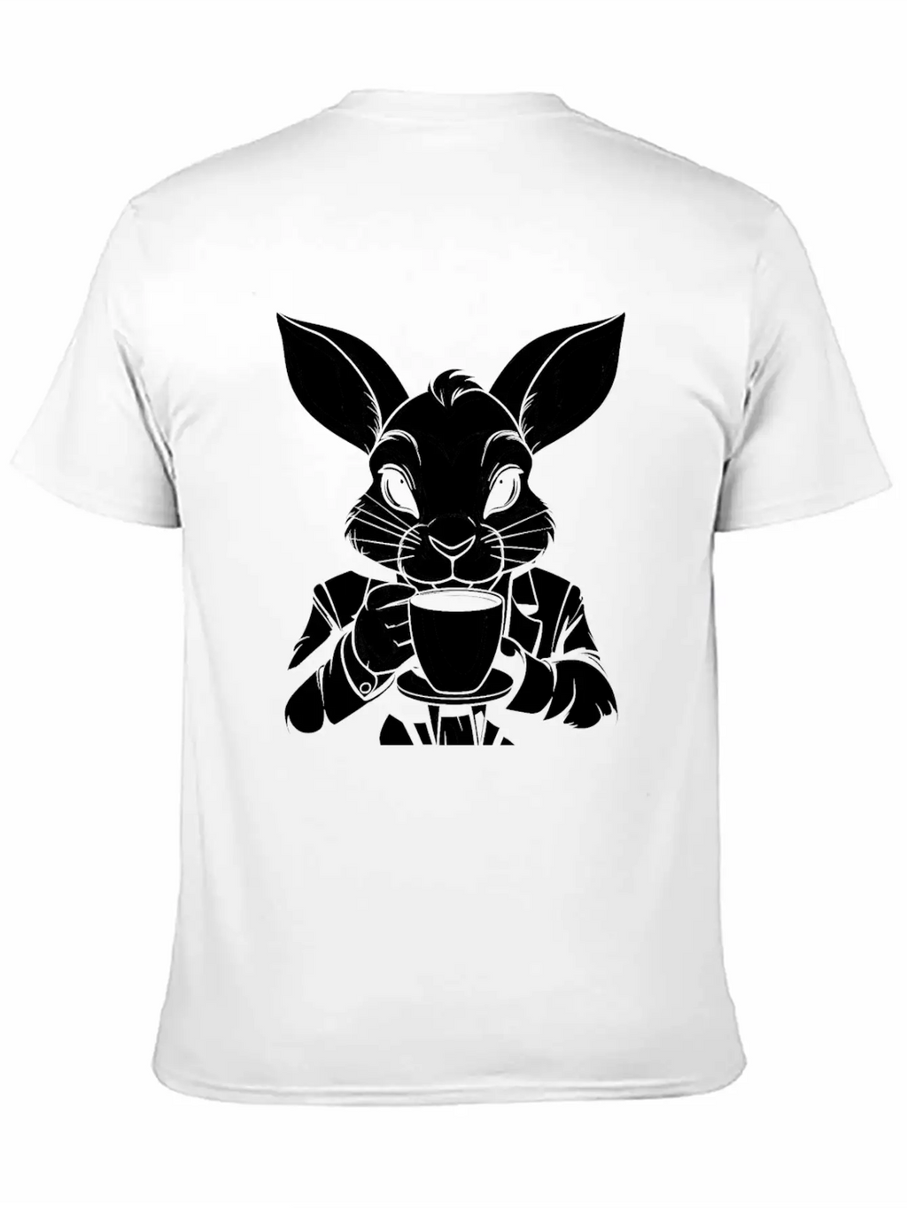 Rabbit Coffee Stylish Everyday T-Shirt – Unisex Basic Cotton Tee