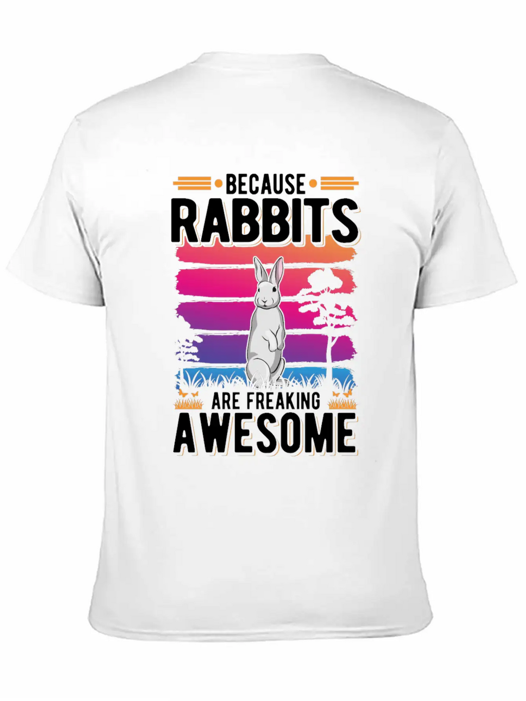 Rabbit Gift Bunny Stylish Everyday T-Shirt – Unisex Basic Cotton Tee