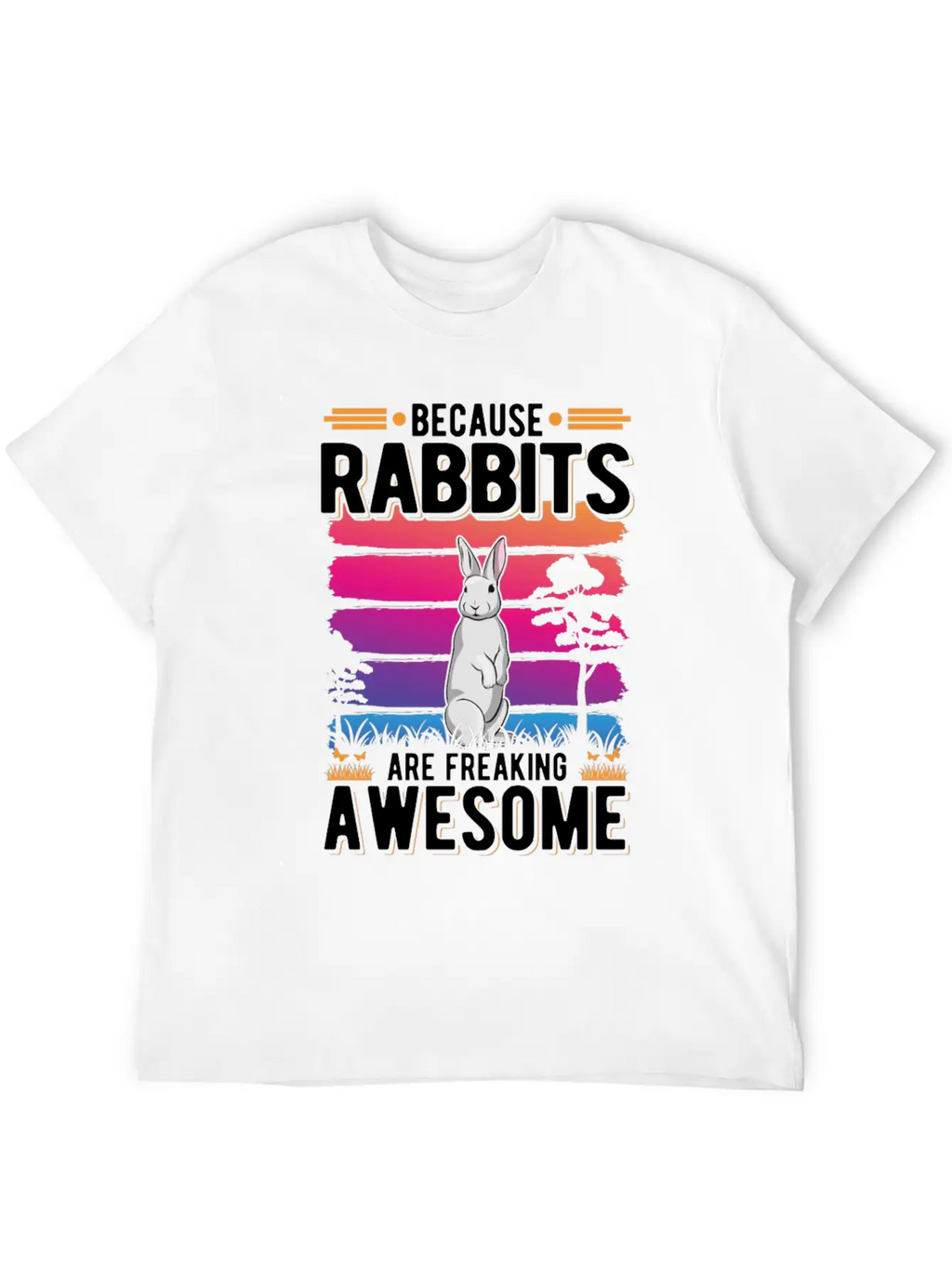 Rabbit Gift Bunny Stylish Everyday T-Shirt – Unisex Basic Cotton Tee