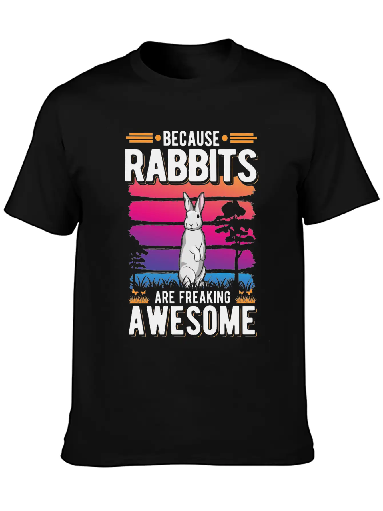 Rabbit Gift Bunny Stylish Everyday T-Shirt – Unisex Basic Cotton Tee