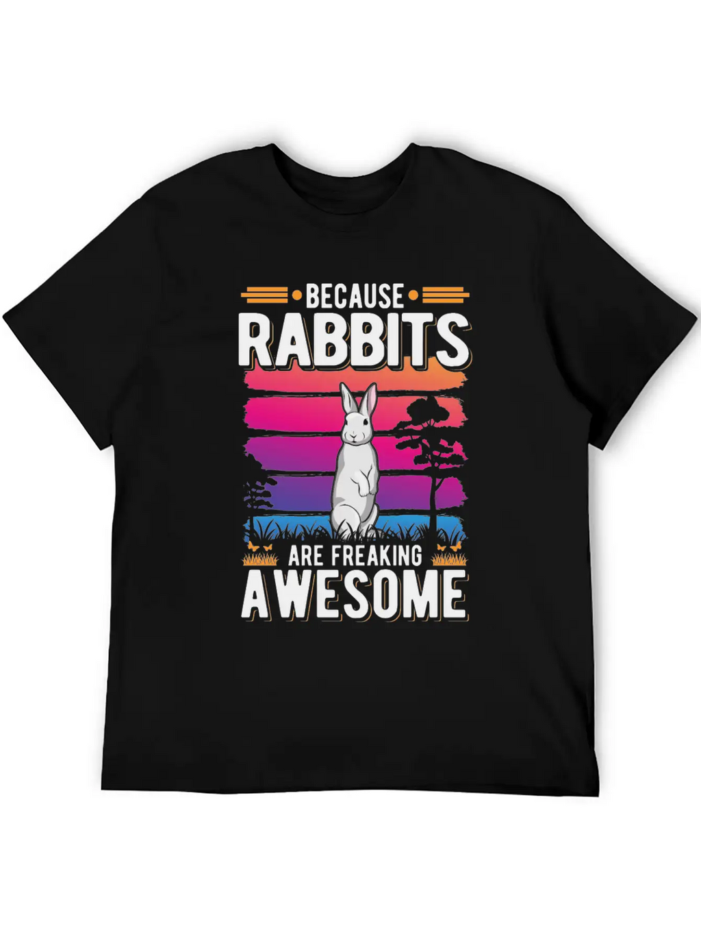 Rabbit Gift Bunny Stylish Everyday T-Shirt – Unisex Basic Cotton Tee