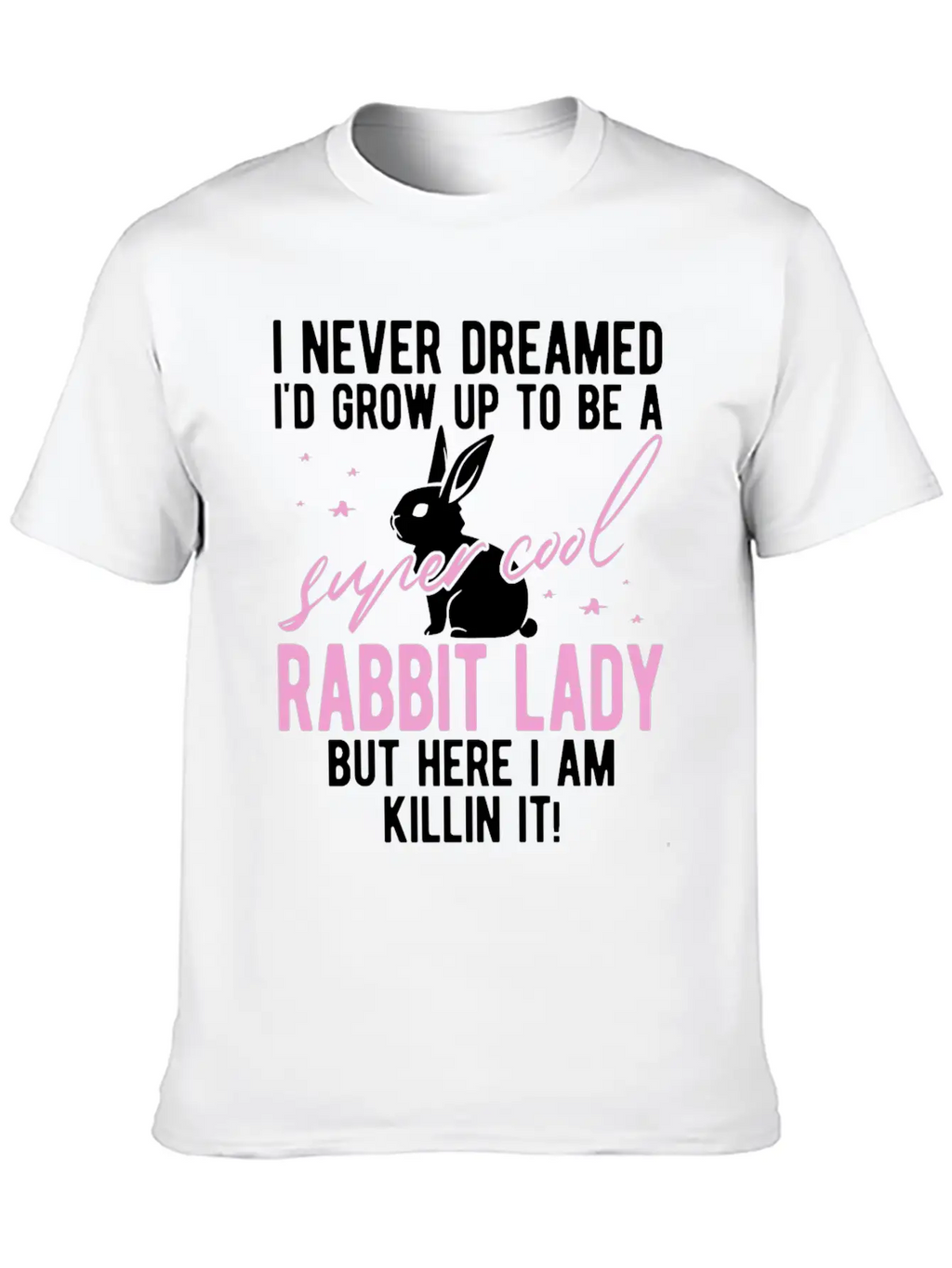 Rabbit Mom Rabbit Gift Rabbit Holder Essential Cotton Tee For Daily Outfits – Unisex Style