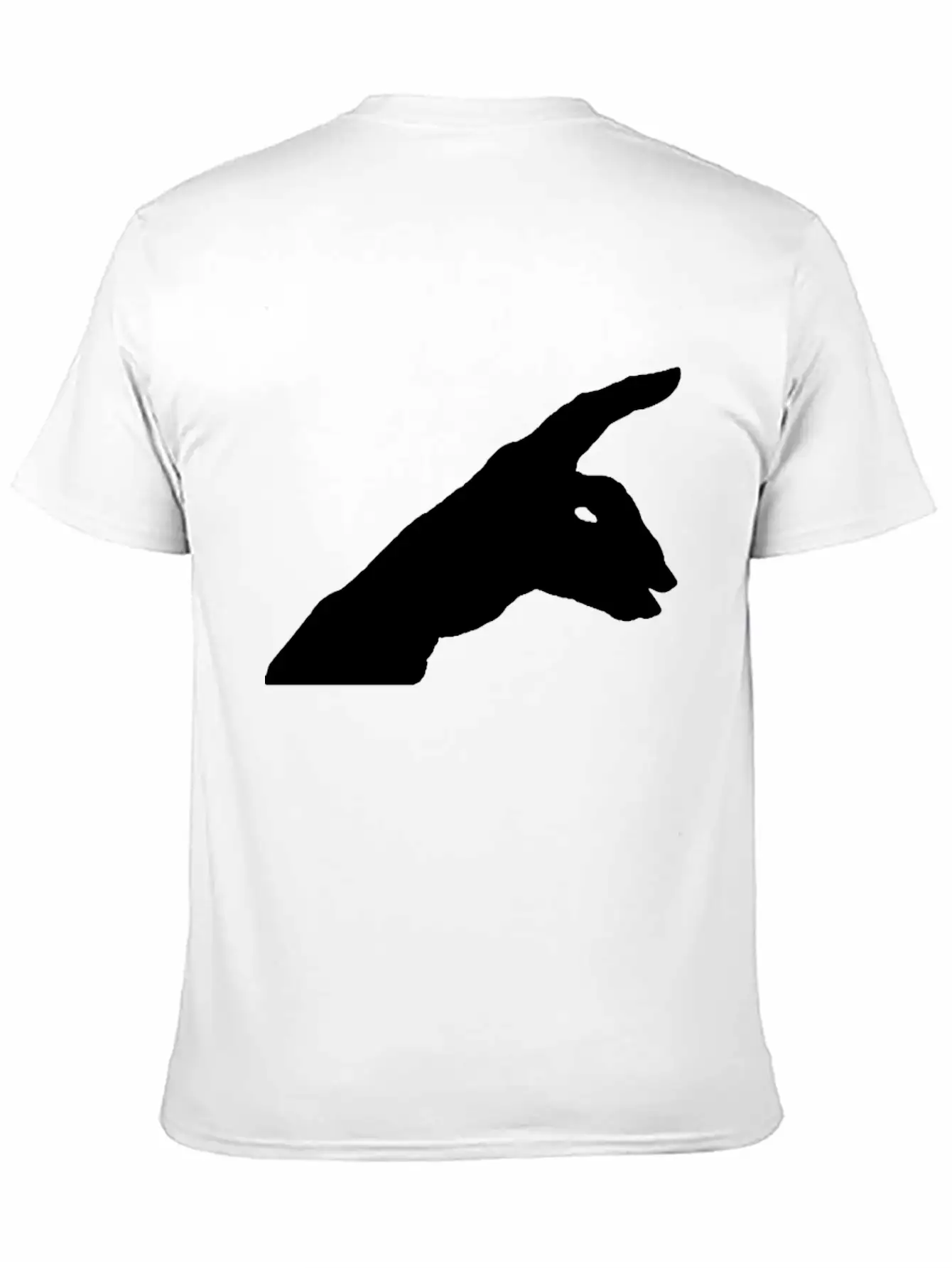 Rabbit Shadow Unisex Casual T-Shirt – Clean Design For Daily Comfort