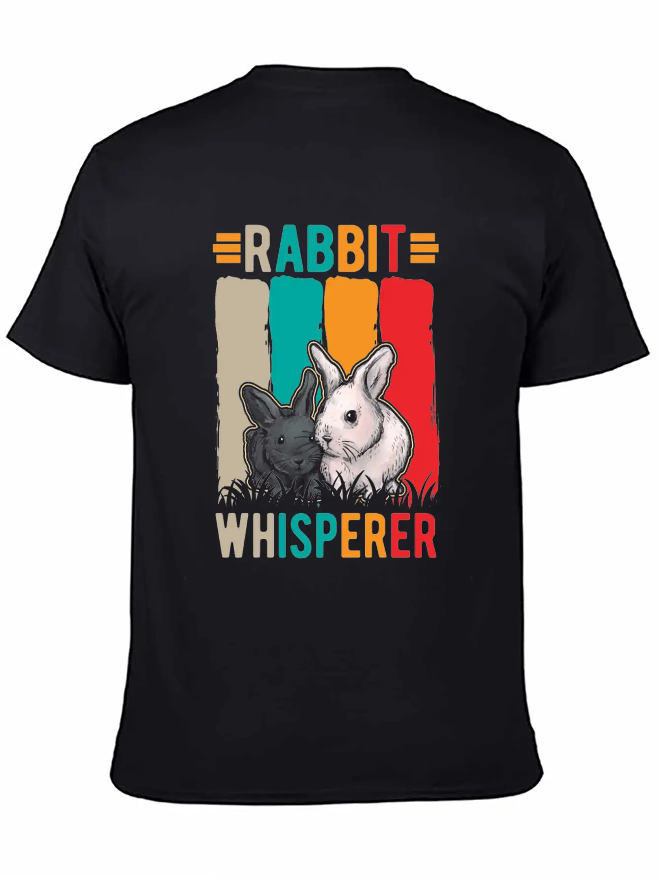 Rabbit Whisperer Unisex Casual T-Shirt – Clean Design For Daily Comfort
