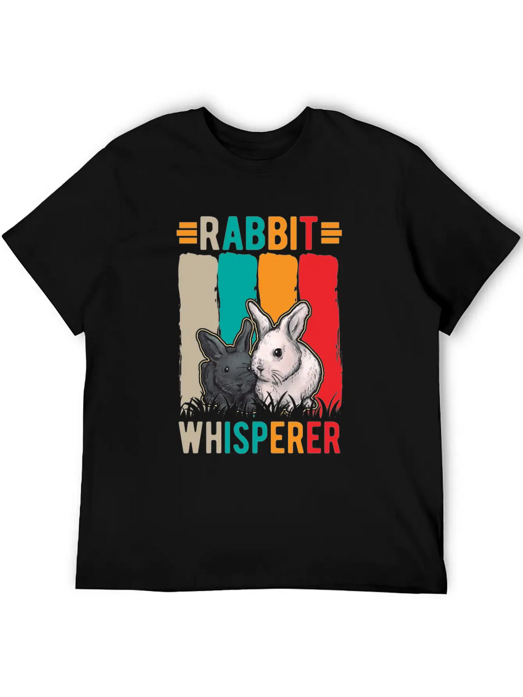 Rabbit Whisperer Unisex Casual T-Shirt – Clean Design For Daily Comfort