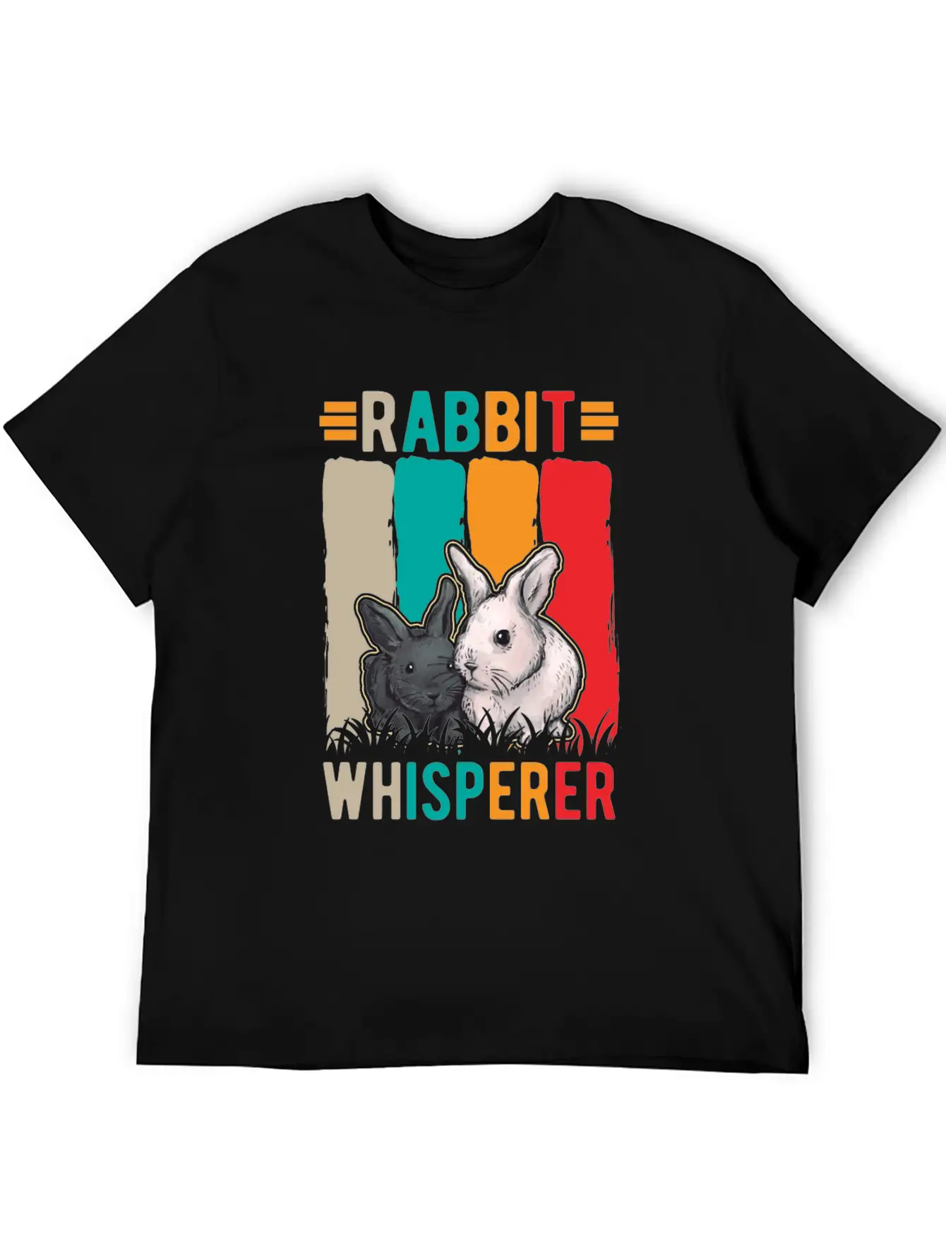 Rabbit Whisperer Unisex Casual T-Shirt – Clean Design For Daily Comfort