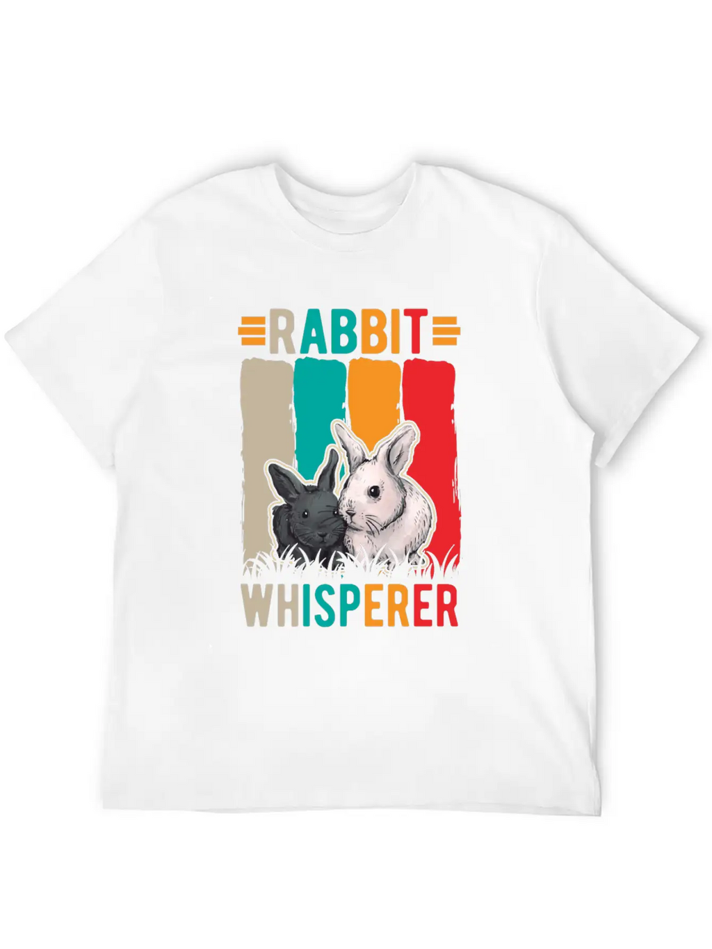 Rabbit Whisperer Unisex Casual T-Shirt – Clean Design For Daily Comfort