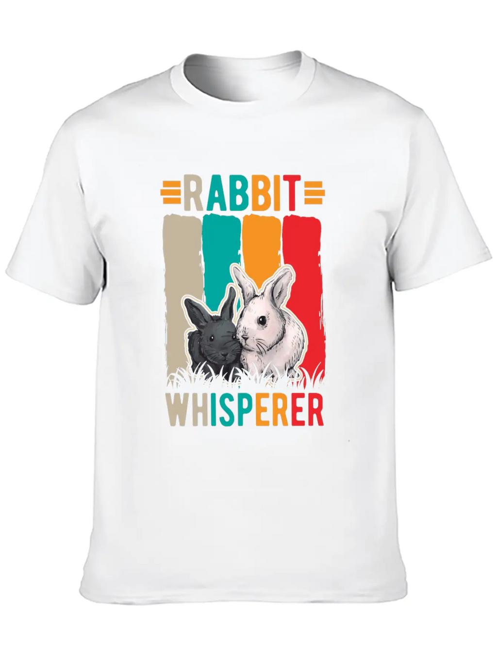 Rabbit Whisperer Unisex Casual T-Shirt – Clean Design For Daily Comfort