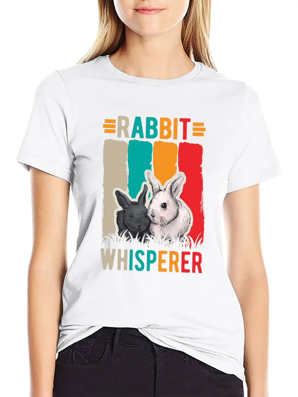 Rabbit Whisperer Unisex Casual T-Shirt – Clean Design For Daily Comfort