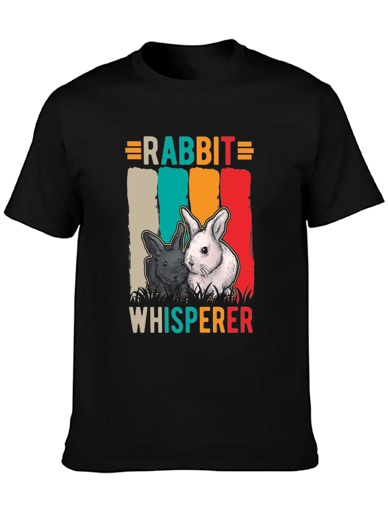 Rabbit Whisperer Unisex Casual T-Shirt – Clean Design For Daily Comfort