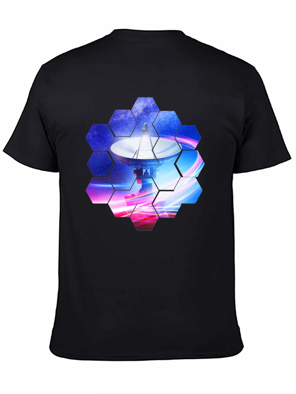 Radio Telescope: Neon Light Stylish Everyday T-Shirt – Unisex Basic Cotton Tee
