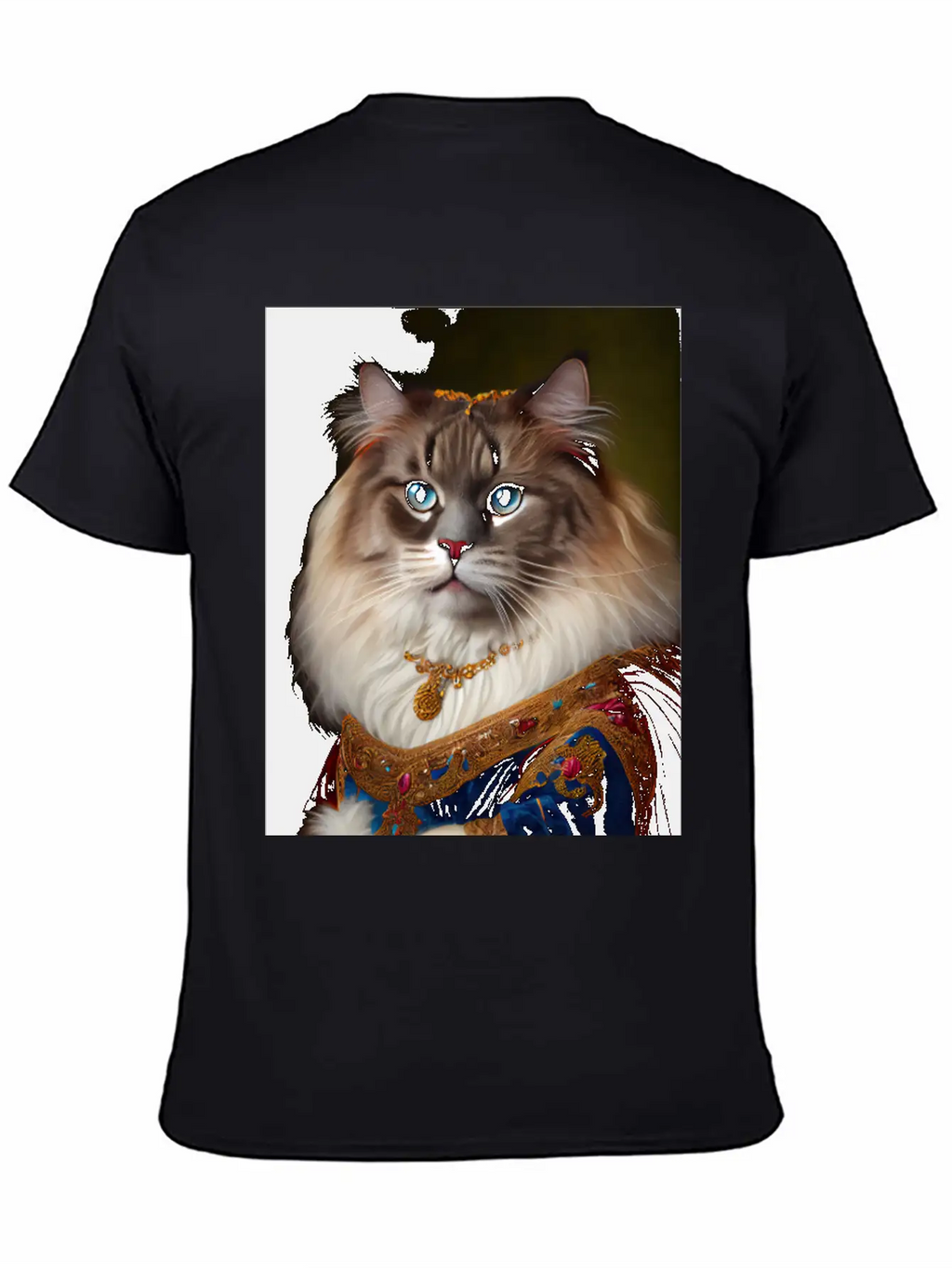 Ragamuffin Cat Breed Portrait Royal Renaissance An Essential Cotton Tee For Daily Outfits – Unisex Style