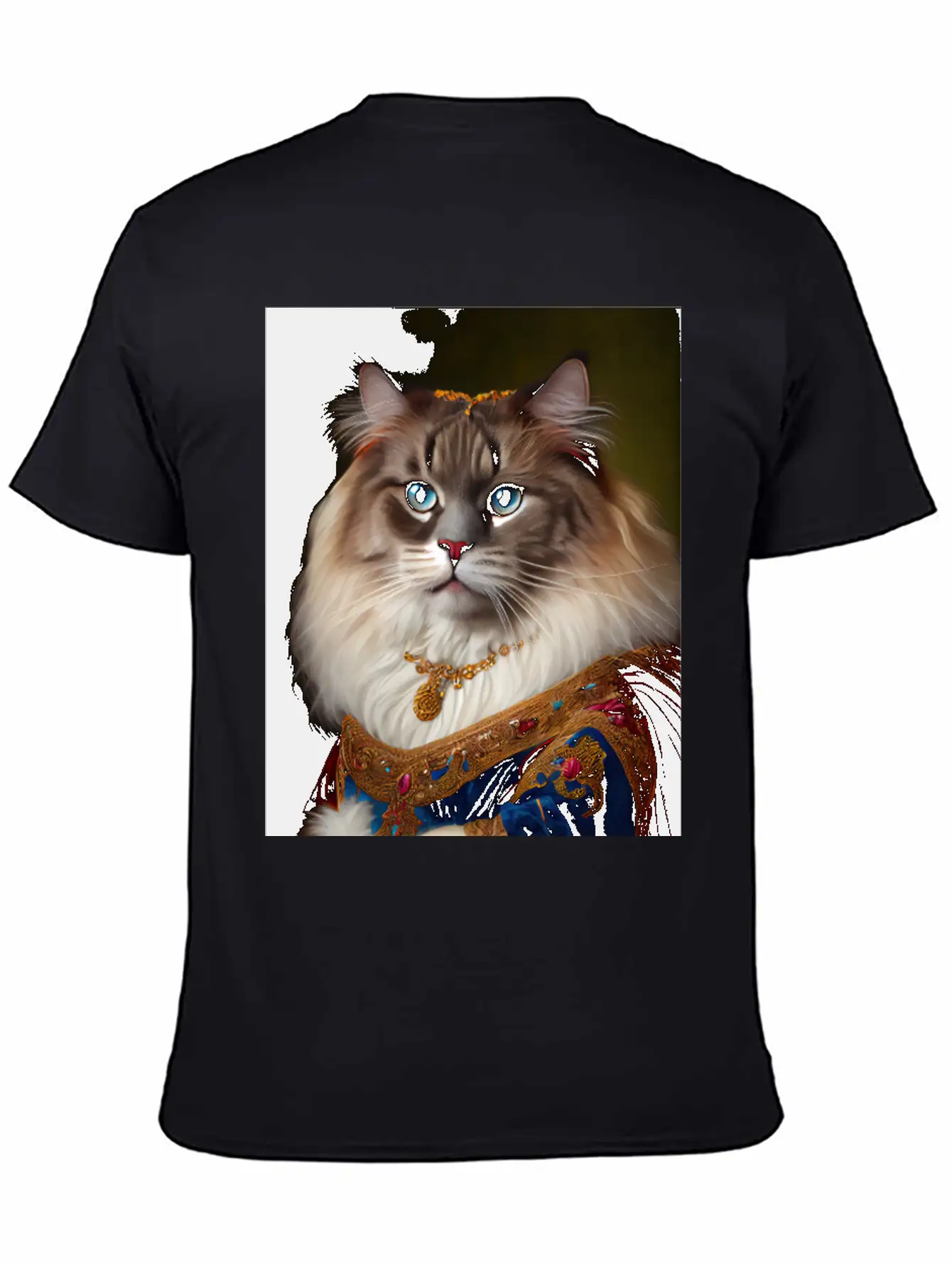Ragamuffin Cat Breed Portrait Royal Renaissance An Essential Cotton Tee For Daily Outfits – Unisex Style