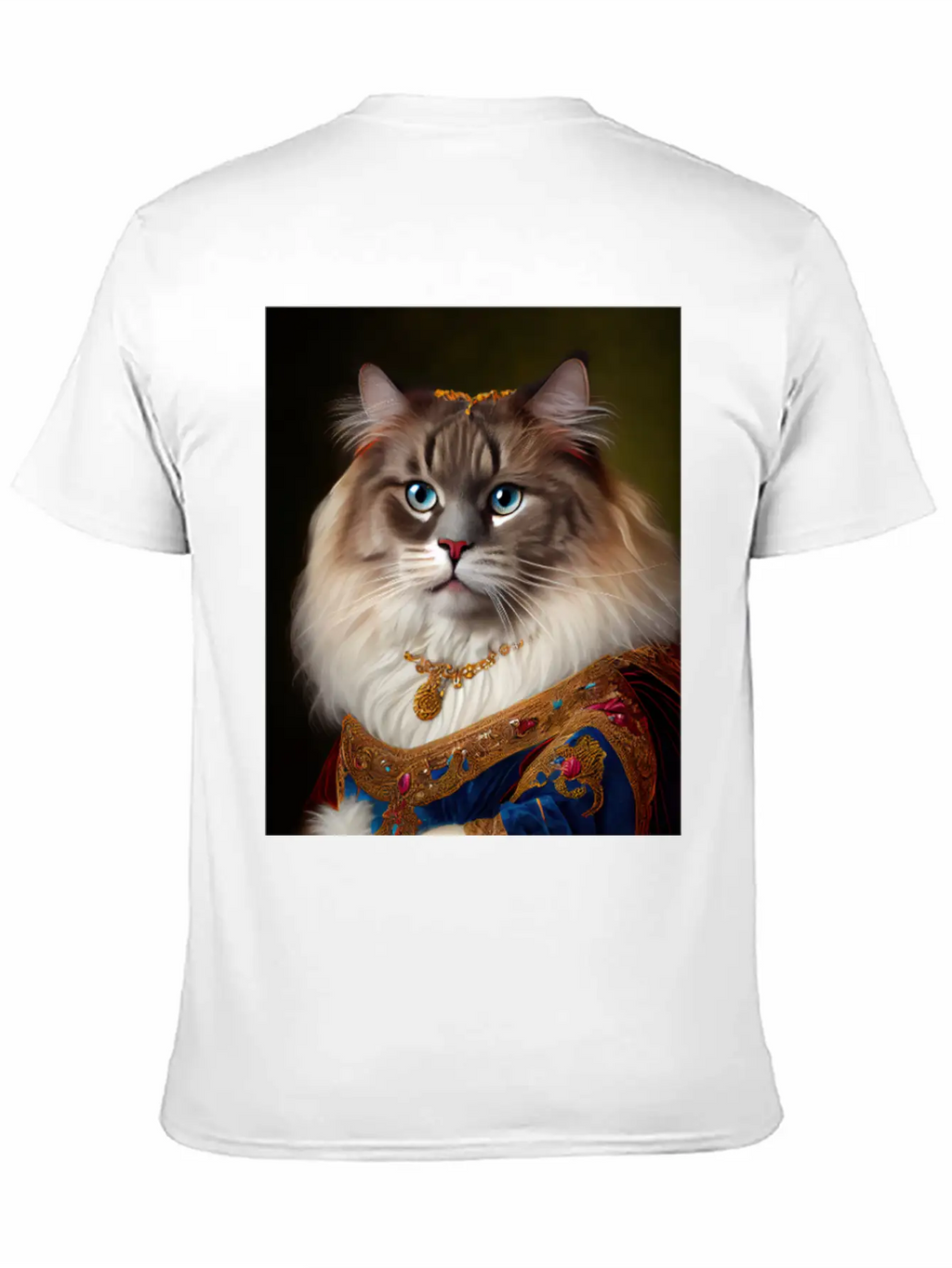 Ragamuffin Cat Breed Portrait Royal Renaissance An Essential Cotton Tee For Daily Outfits – Unisex Style