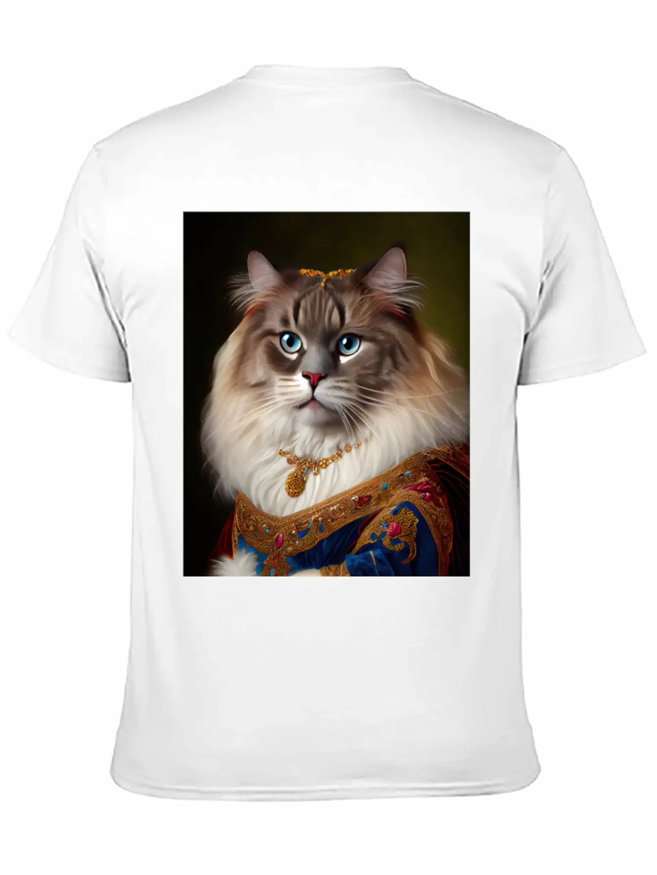 Ragamuffin Cat Breed Portrait Royal Renaissance An Essential Cotton Tee For Daily Outfits – Unisex Style