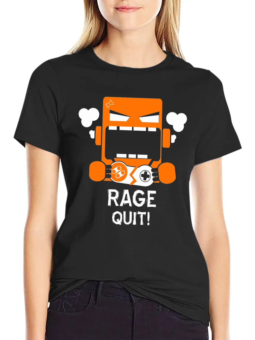 Rage Quit Casual Graphic T-Shirt – Simple And Comfortable Daily Wear