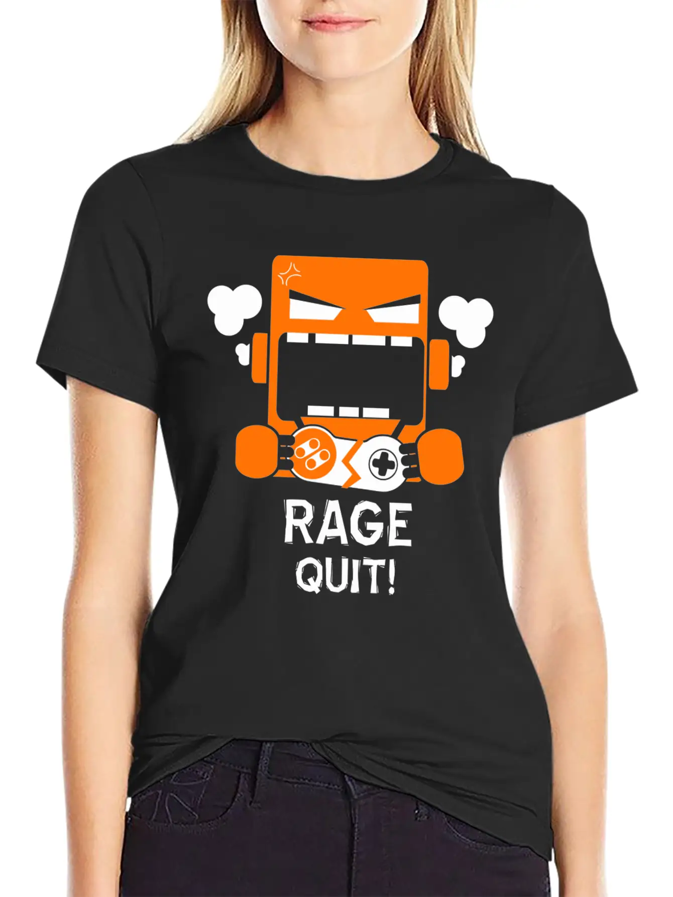 Rage Quit Casual Graphic T-Shirt – Simple And Comfortable Daily Wear