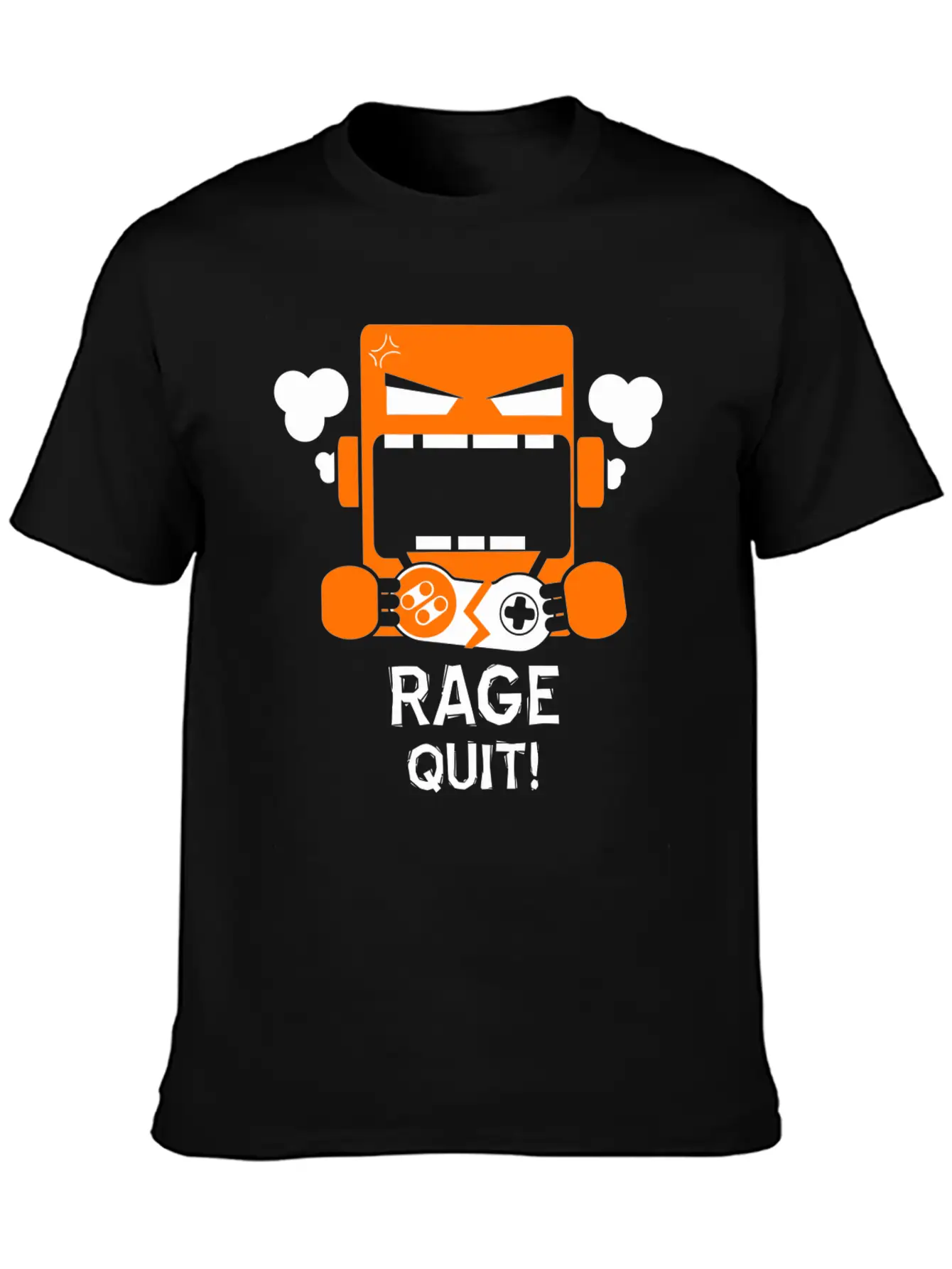 Rage Quit Casual Graphic T-Shirt – Simple And Comfortable Daily Wear