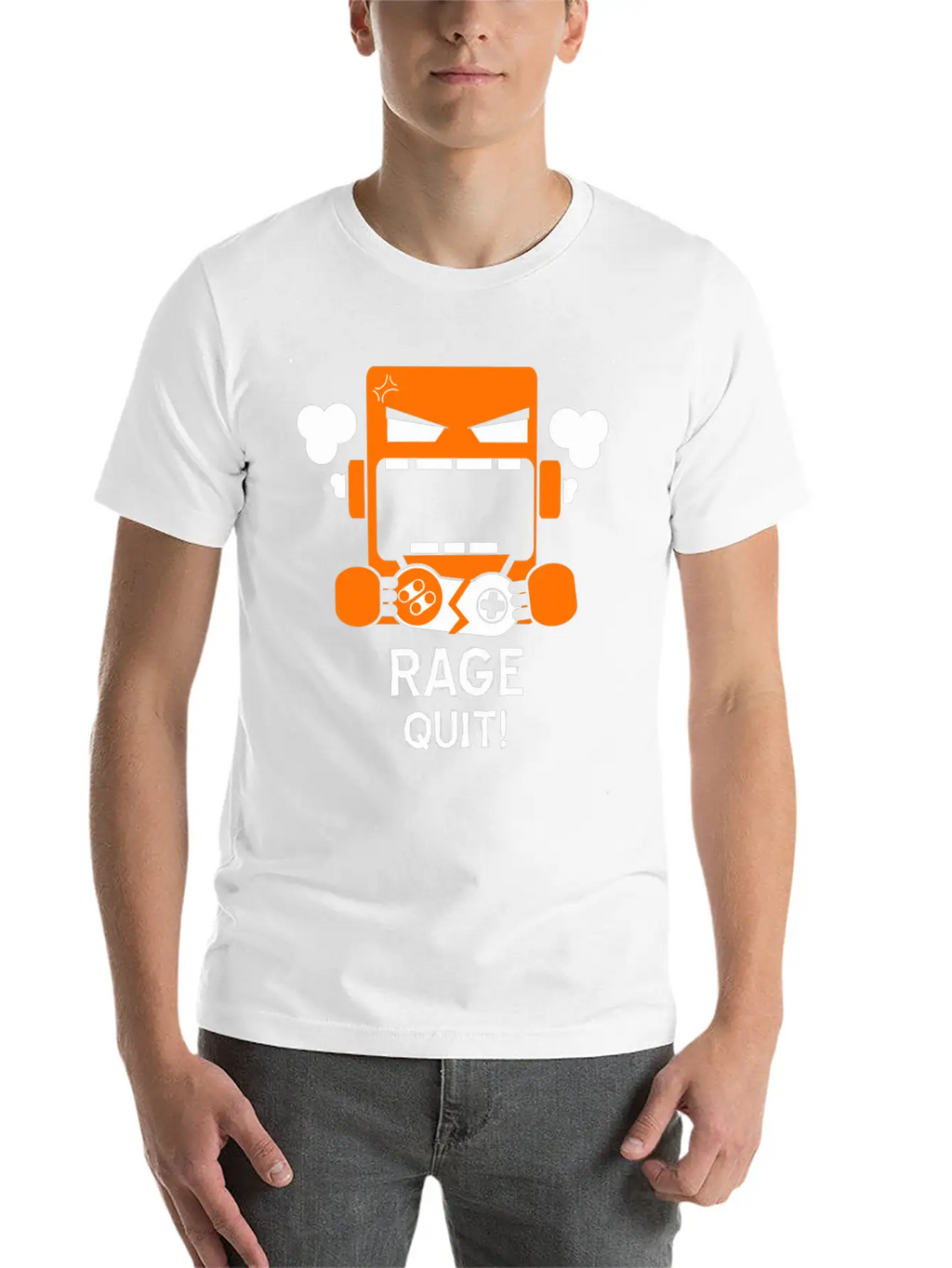 Rage Quit Casual Graphic T-Shirt – Simple And Comfortable Daily Wear