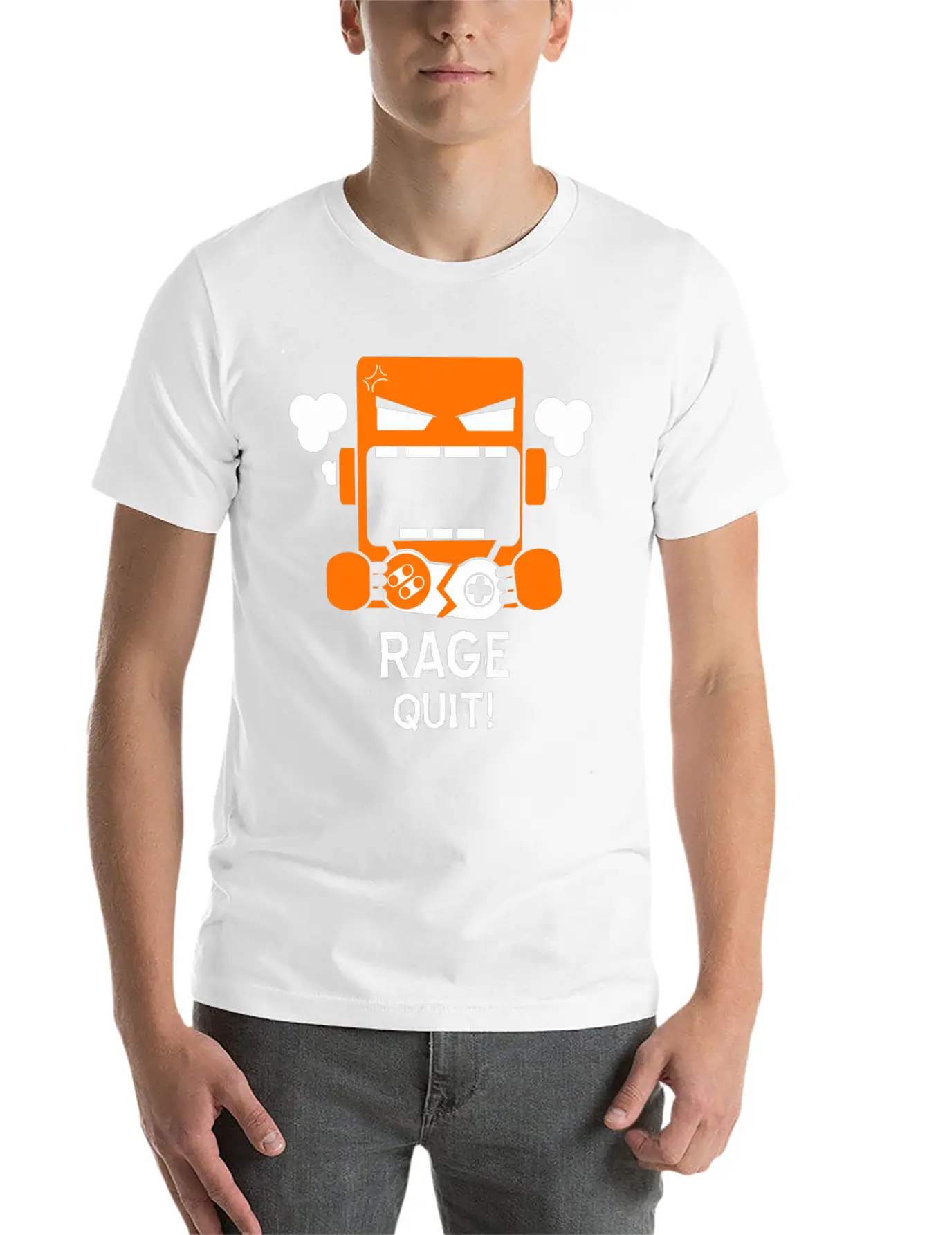 Rage Quit Casual Graphic T-Shirt – Simple And Comfortable Daily Wear