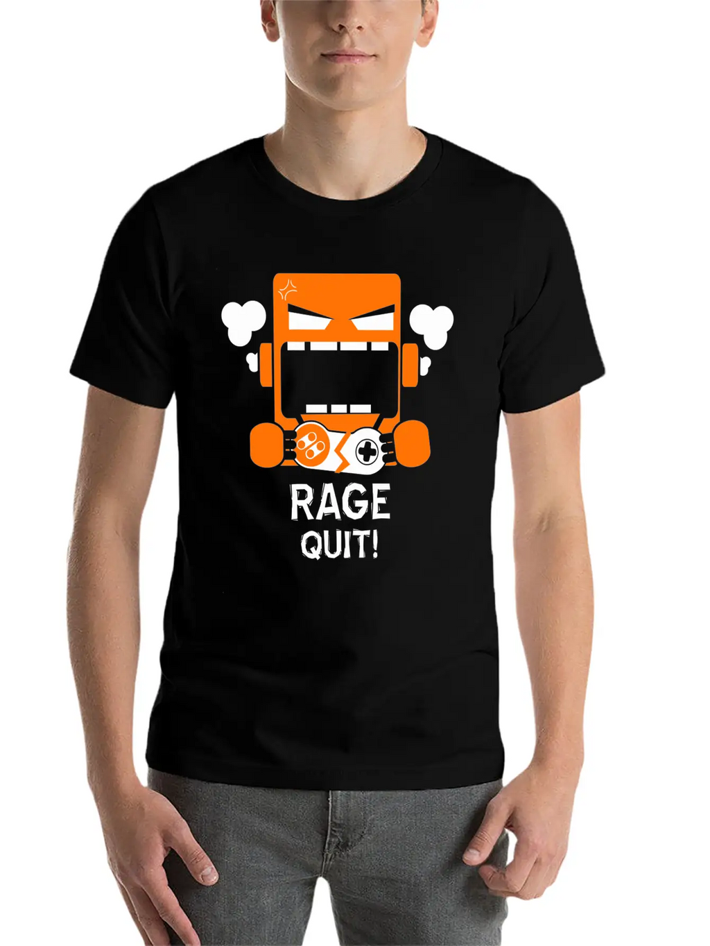 Rage Quit Casual Graphic T-Shirt – Simple And Comfortable Daily Wear