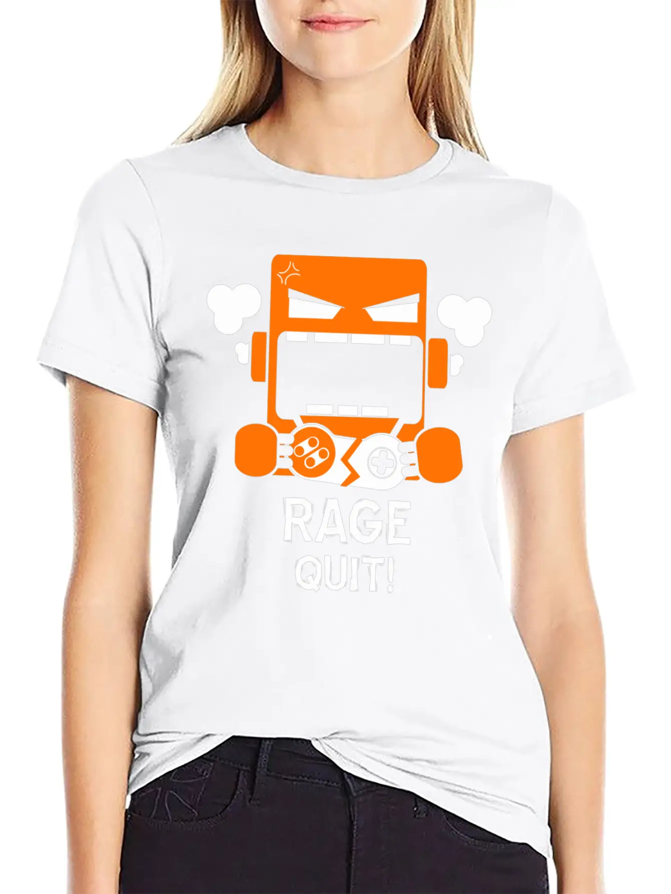 Rage Quit Casual Graphic T-Shirt – Simple And Comfortable Daily Wear