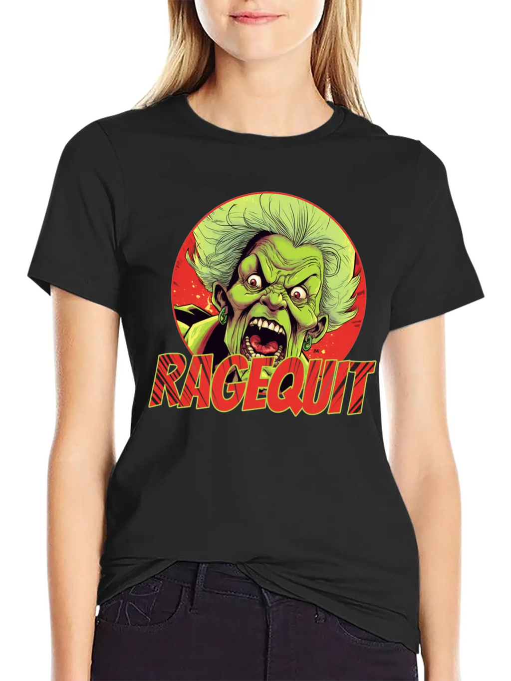 RAGEQUIT Unisex Short Sleeve Soft Cotton T-Shirt – Casual Everyday Wear