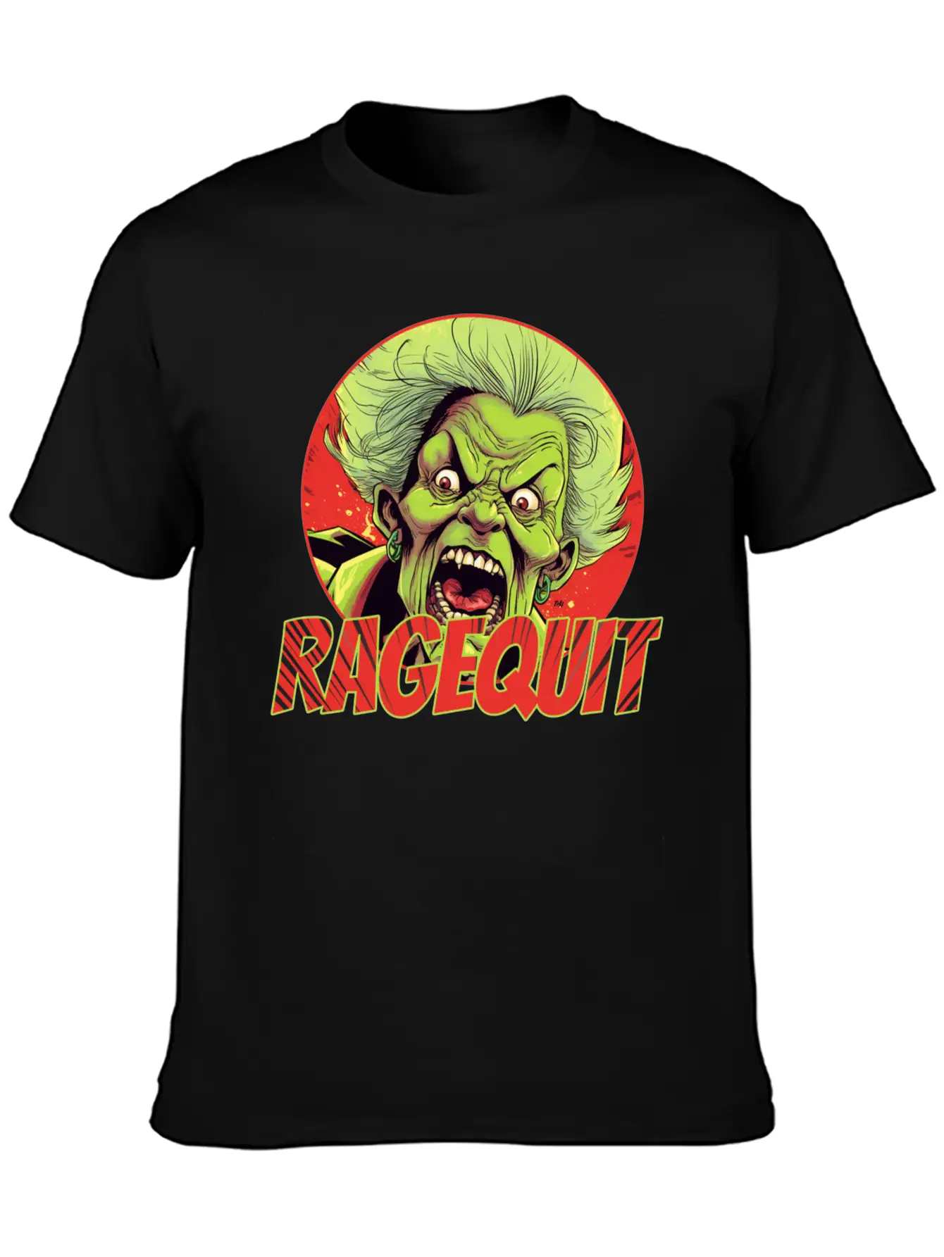RAGEQUIT Unisex Short Sleeve Soft Cotton T-Shirt – Casual Everyday Wear