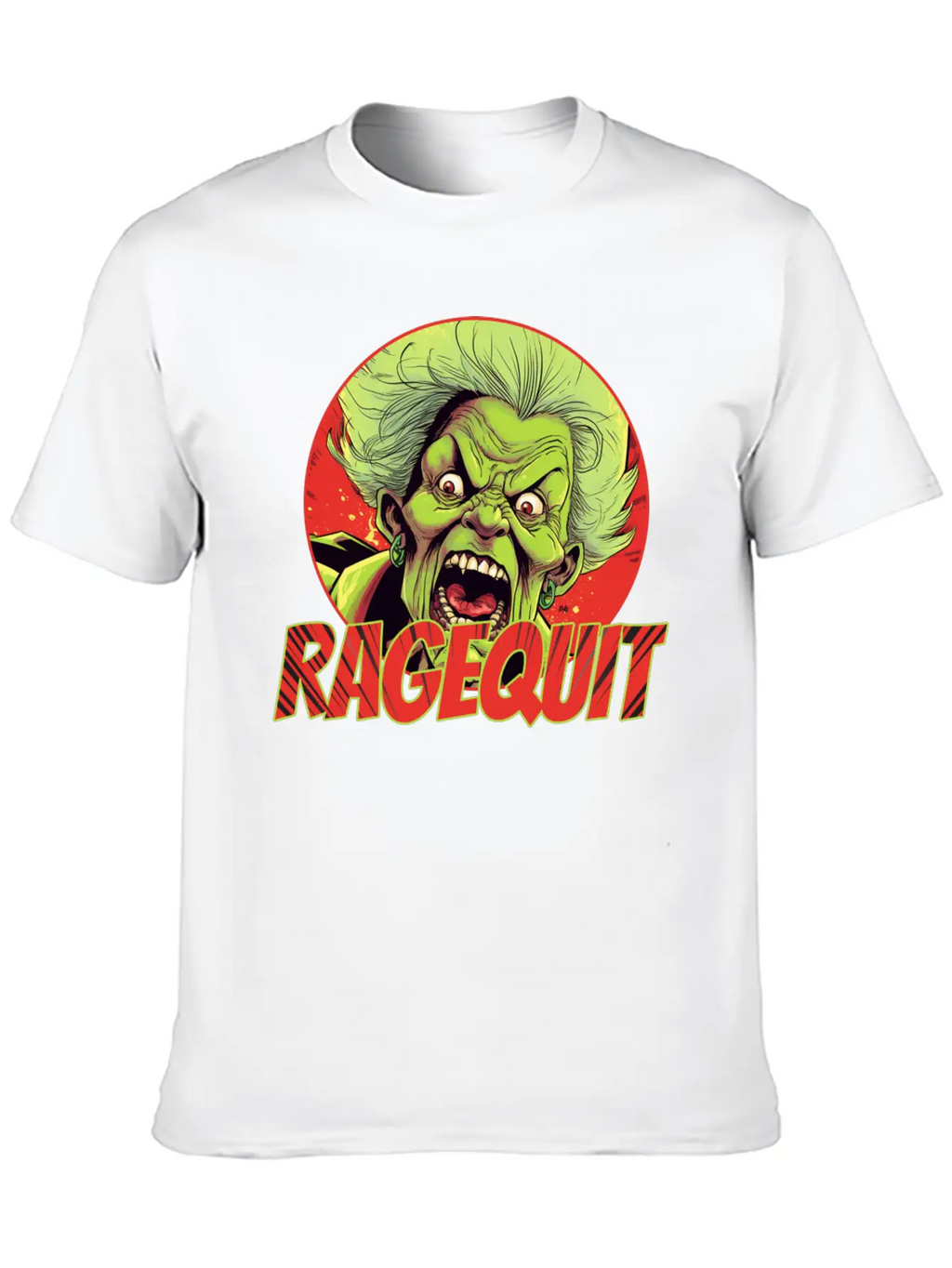 RAGEQUIT Unisex Short Sleeve Soft Cotton T-Shirt – Casual Everyday Wear