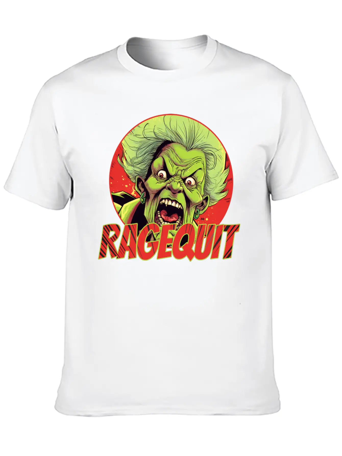 RAGEQUIT Unisex Short Sleeve Soft Cotton T-Shirt – Casual Everyday Wear