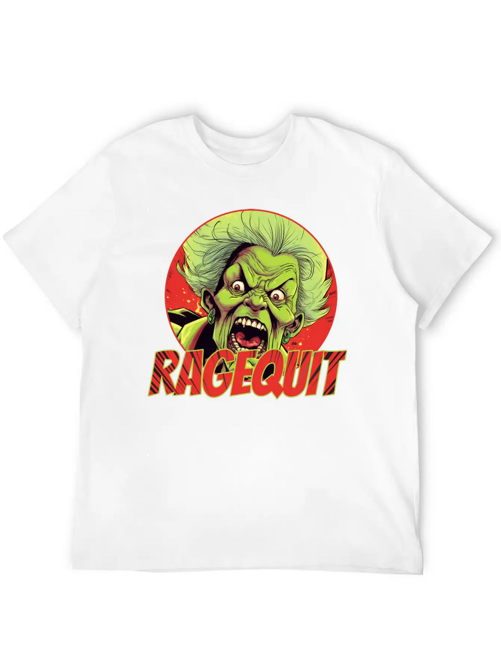 RAGEQUIT Unisex Short Sleeve Soft Cotton T-Shirt – Casual Everyday Wear