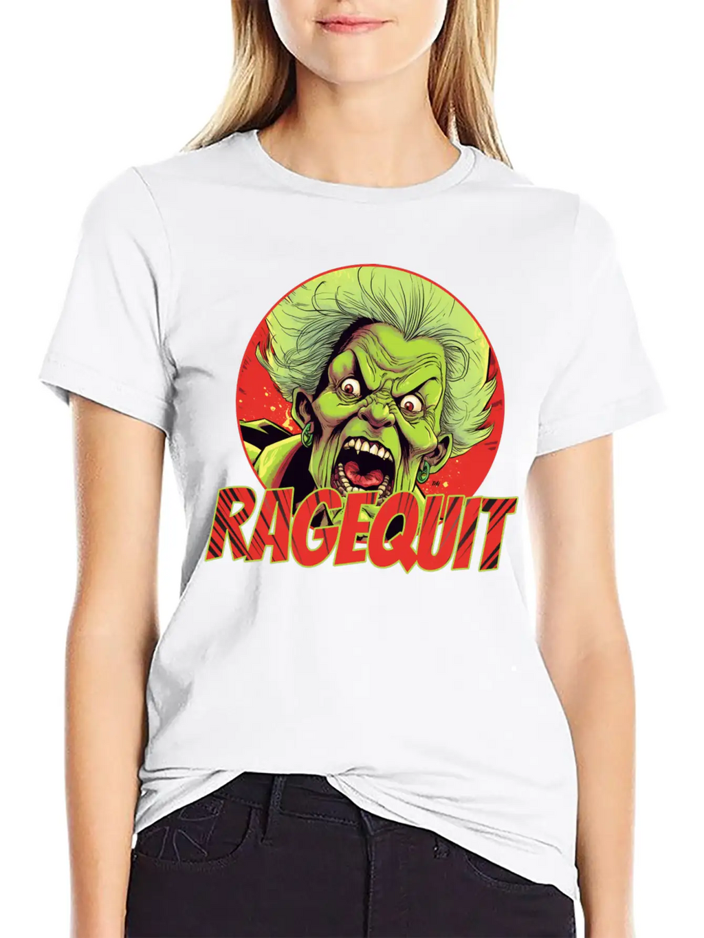 RAGEQUIT Unisex Short Sleeve Soft Cotton T-Shirt – Casual Everyday Wear