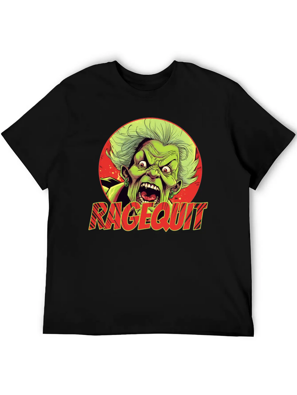 RAGEQUIT Unisex Short Sleeve Soft Cotton T-Shirt – Casual Everyday Wear