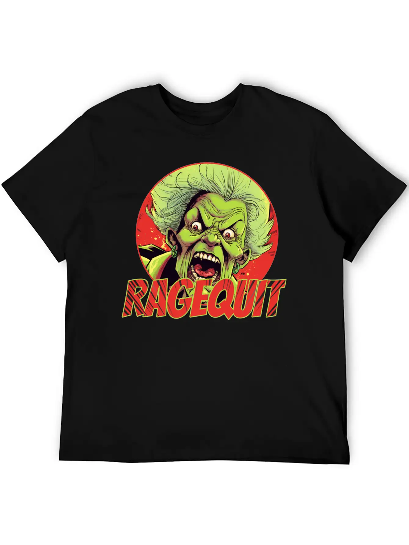 RAGEQUIT Unisex Short Sleeve Soft Cotton T-Shirt – Casual Everyday Wear
