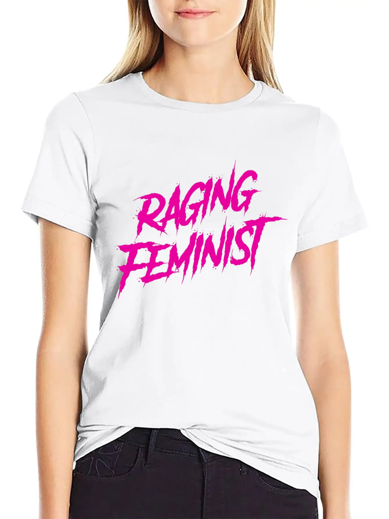 Raging Feminist Unisex Short Sleeve Soft Cotton T-Shirt – Casual Everyday Wear