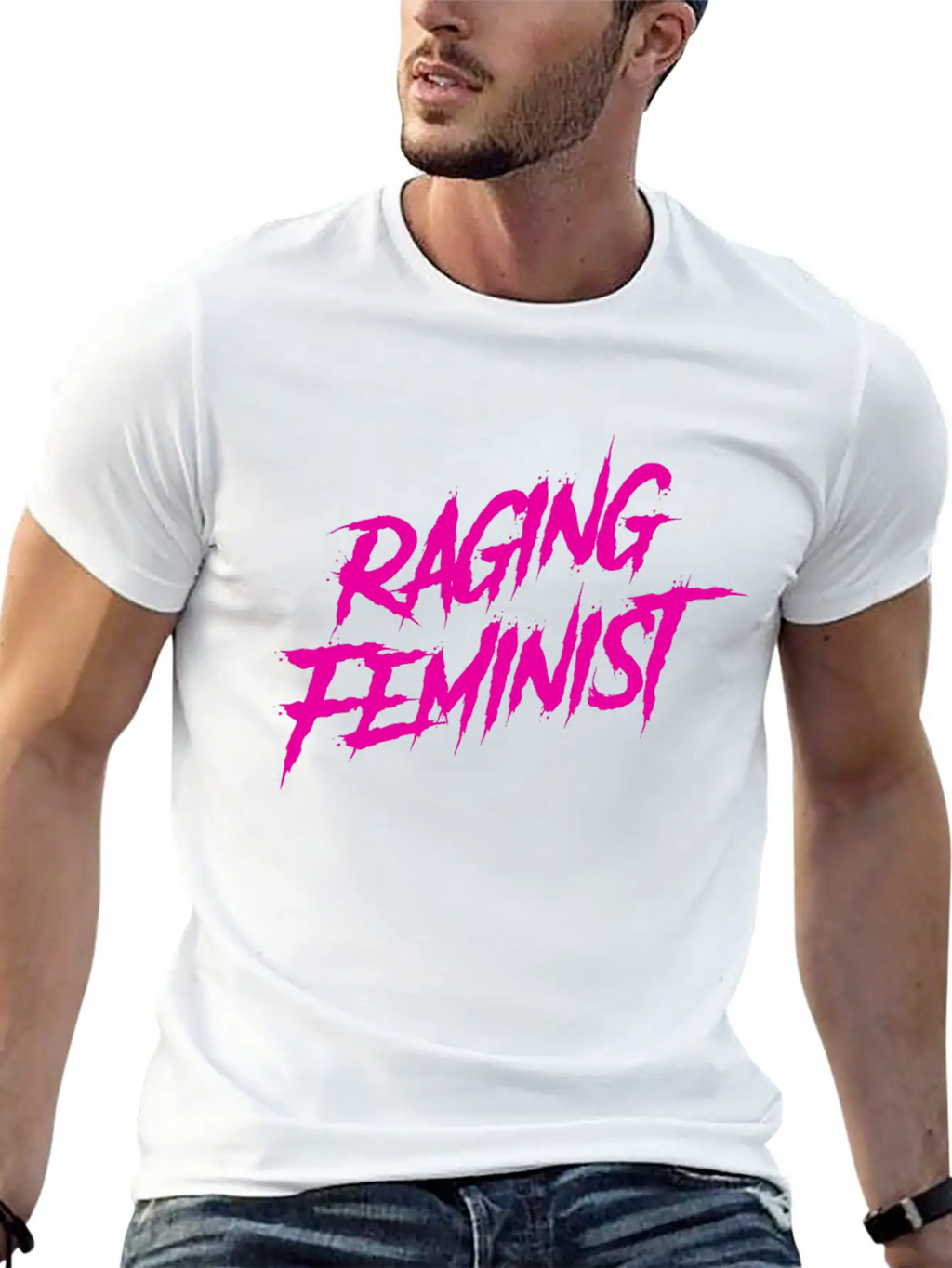 Raging Feminist Unisex Short Sleeve Soft Cotton T-Shirt – Casual Everyday Wear