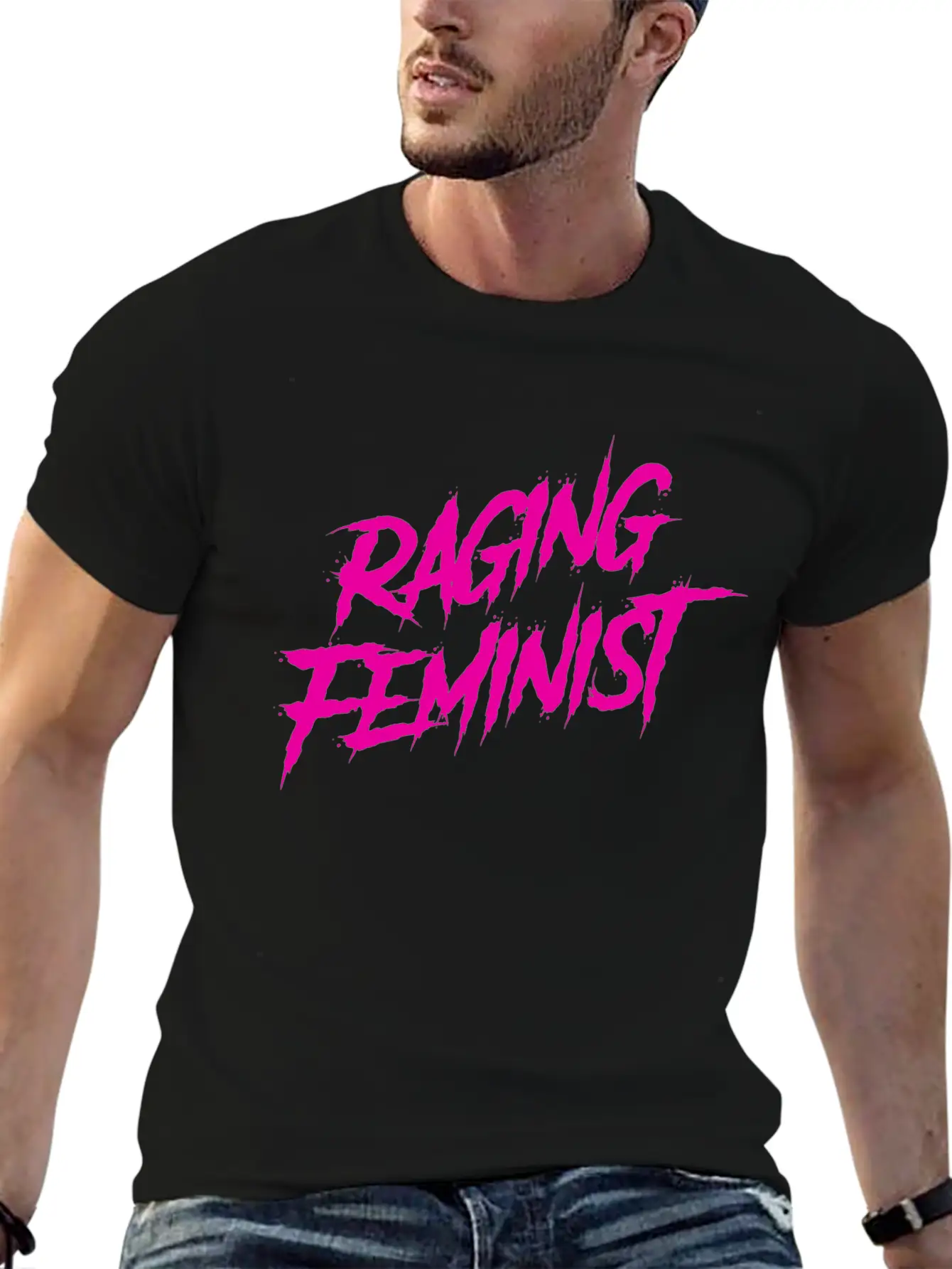 Raging Feminist Unisex Short Sleeve Soft Cotton T-Shirt – Casual Everyday Wear