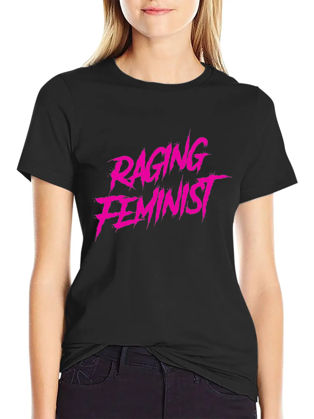 Raging Feminist Unisex Short Sleeve Soft Cotton T-Shirt – Casual Everyday Wear