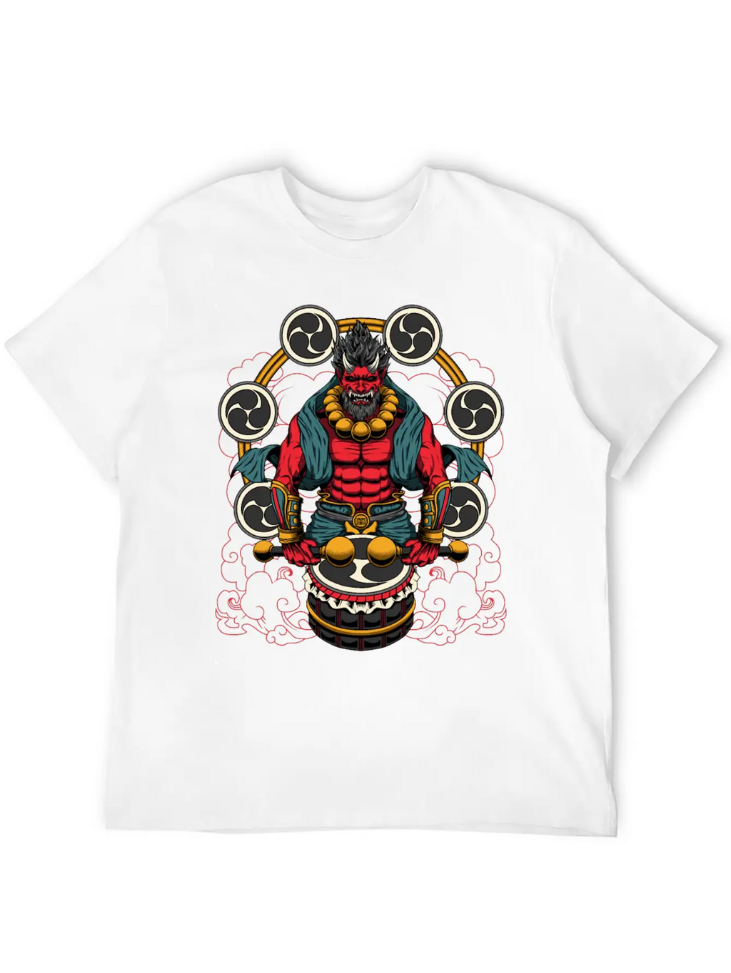 Raijin Casual Graphic T-Shirt – Simple And Comfortable Daily Wear