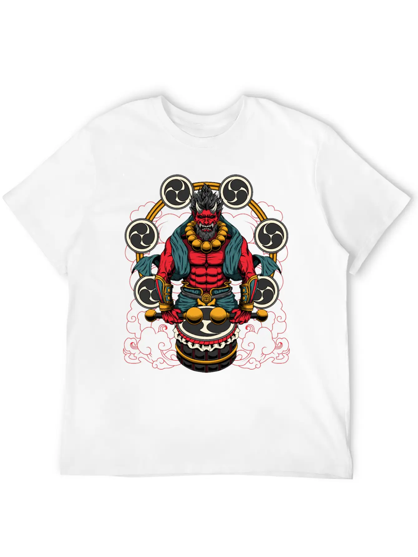 Raijin Casual Graphic T-Shirt – Simple And Comfortable Daily Wear