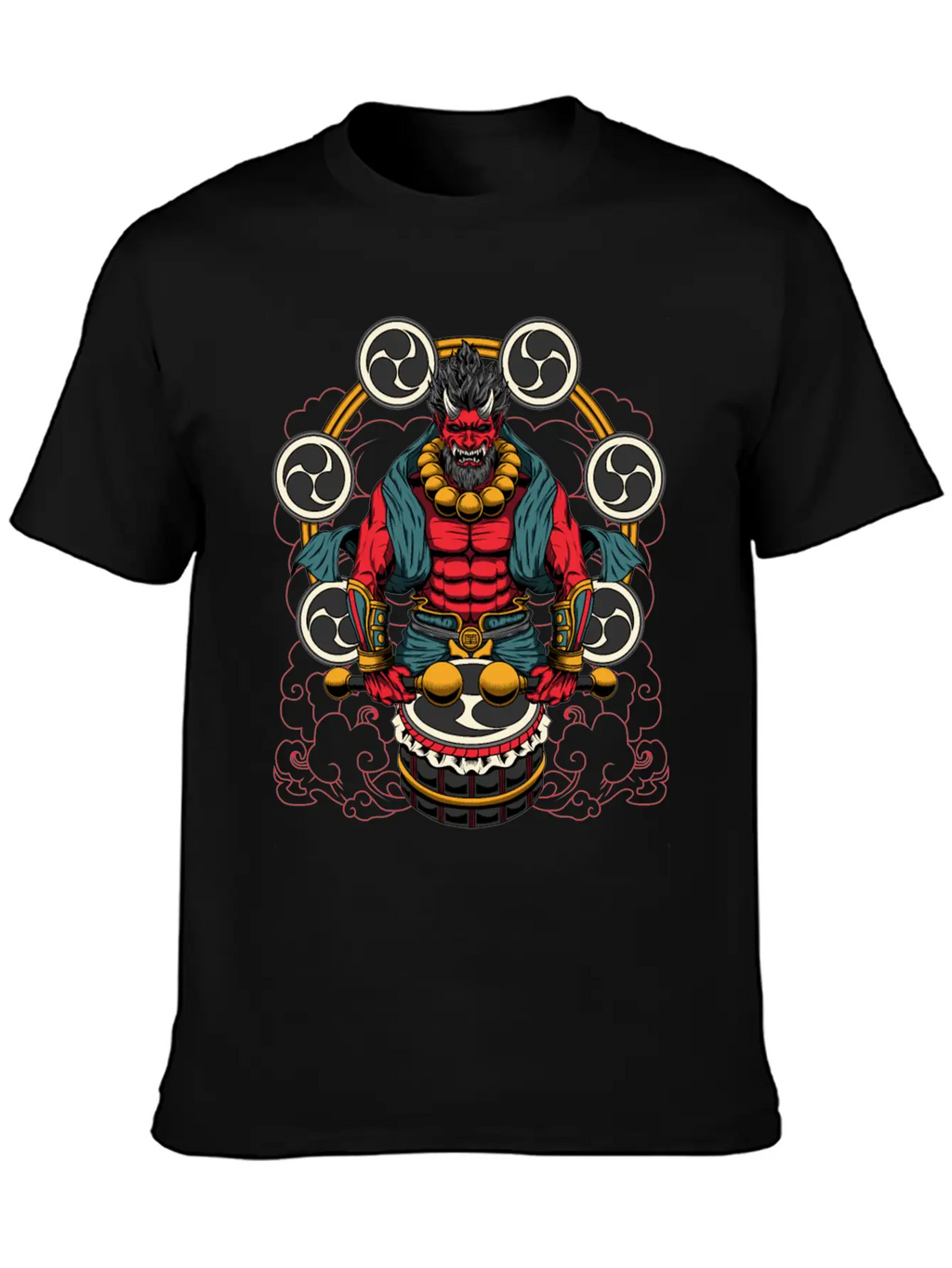 Raijin Casual Graphic T-Shirt – Simple And Comfortable Daily Wear