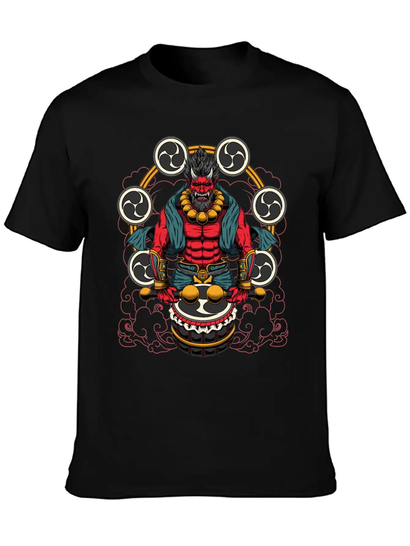Raijin Casual Graphic T-Shirt – Simple And Comfortable Daily Wear
