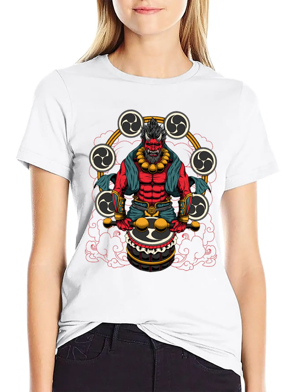 Raijin Casual Graphic T-Shirt – Simple And Comfortable Daily Wear
