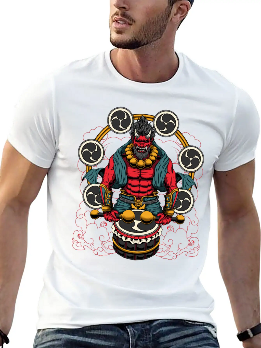 Raijin Casual Graphic T-Shirt – Simple And Comfortable Daily Wear