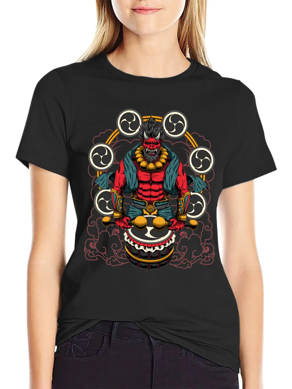 Raijin Casual Graphic T-Shirt – Simple And Comfortable Daily Wear