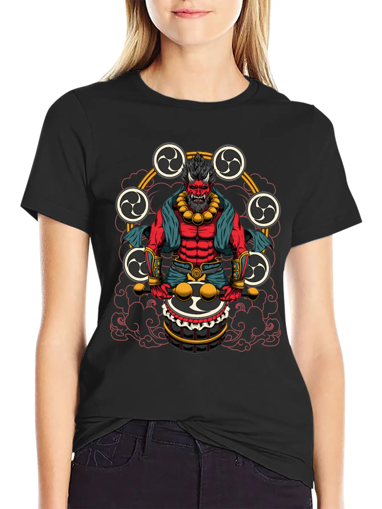 Raijin Casual Graphic T-Shirt – Simple And Comfortable Daily Wear