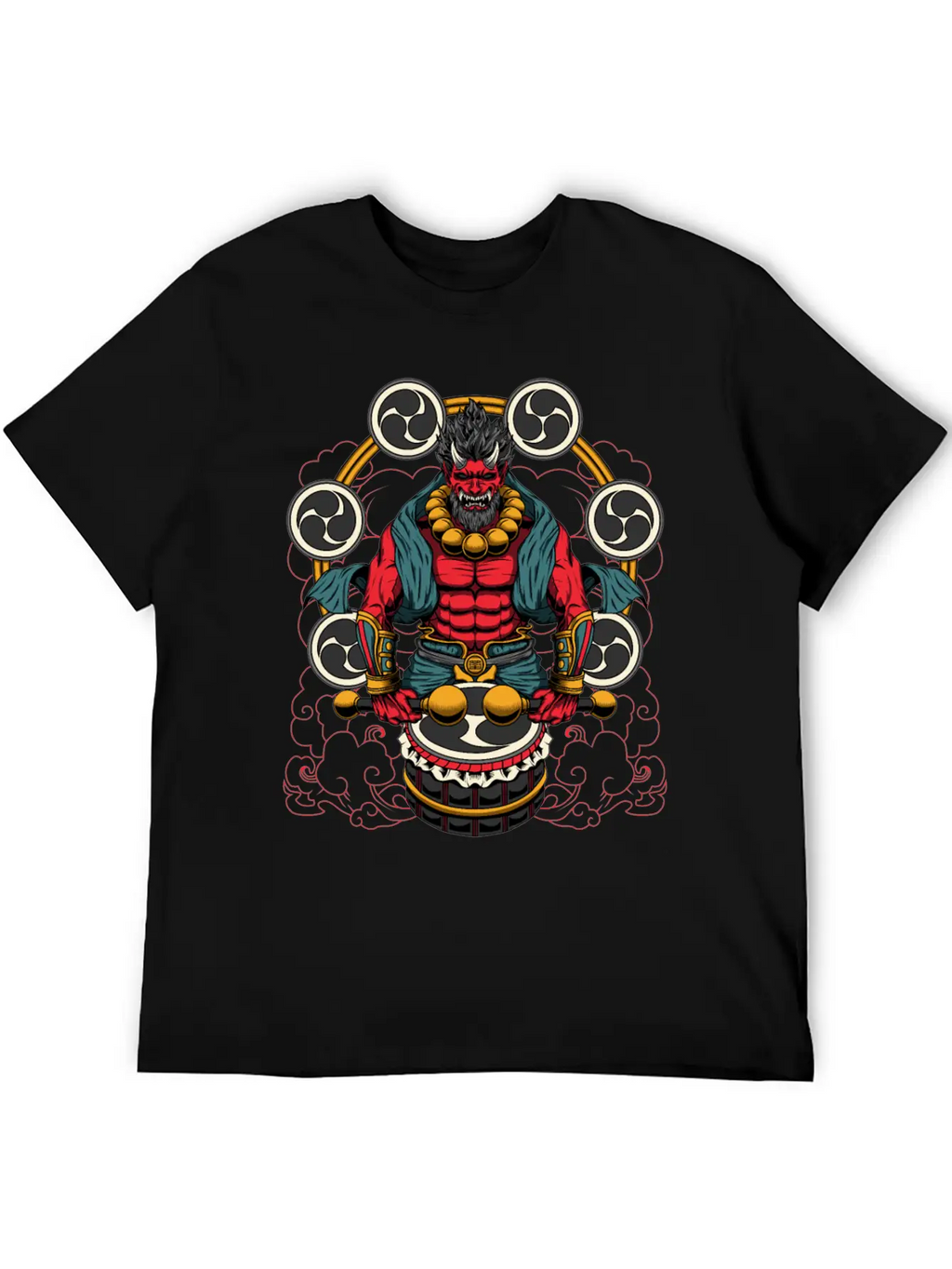 Raijin Casual Graphic T-Shirt – Simple And Comfortable Daily Wear