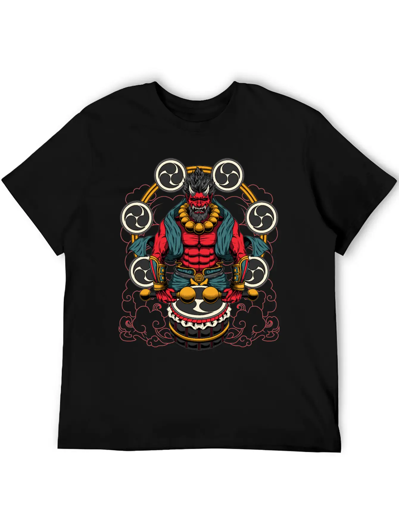 Raijin Casual Graphic T-Shirt – Simple And Comfortable Daily Wear