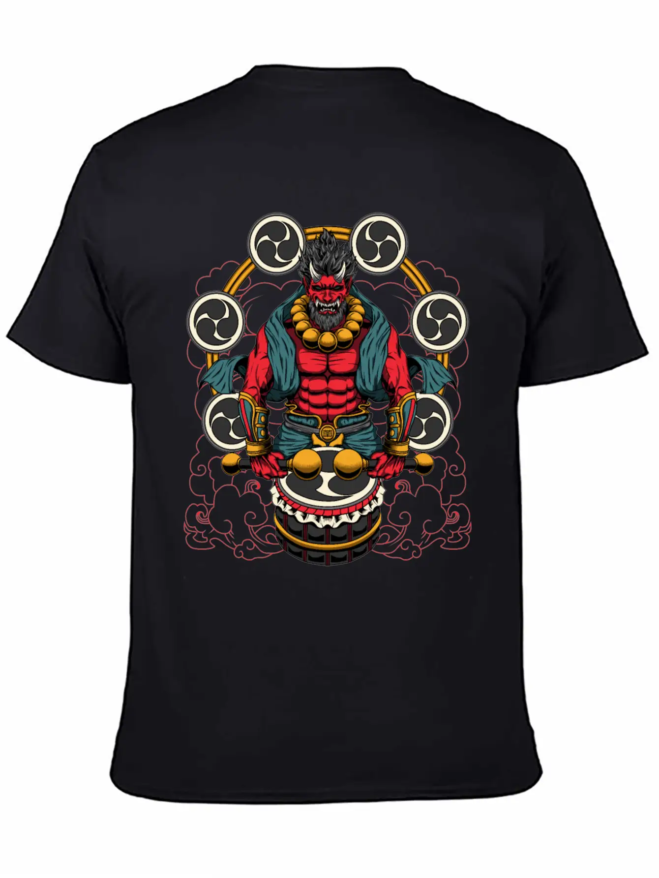 Raijin Casual Graphic T-Shirt – Simple And Comfortable Daily Wear